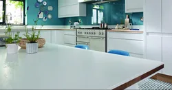 Background for photo kitchen table