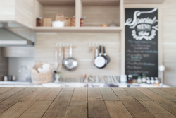 Background for photo kitchen table