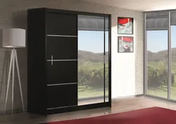 Black wardrobes photo for the bedroom
