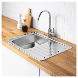 Sink with wing for kitchen photo