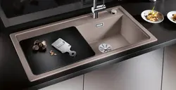 Mətbəx fotoşəkili üçün qanadlı lavabo