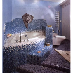 How to lay out a mosaic in the bathroom photo