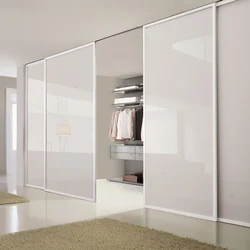 Glass wardrobe doors photo