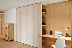 Wardrobes with table for bedroom photo