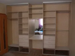 Wardrobes with table for bedroom photo