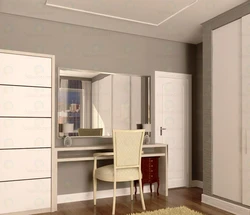 Wardrobes with table for bedroom photo