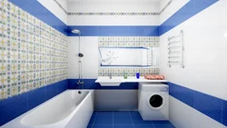 Blue Bathroom Tiles Photo