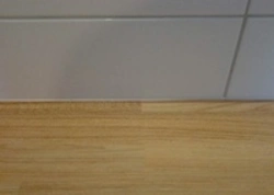 Plinth for kitchen on walls photo