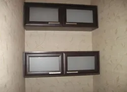 Фото полка на кухню с дверцами