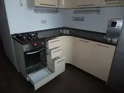 Кухня з духоўкай 45 см фота