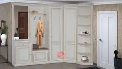 Белые угловые шкафы в прихожую фото