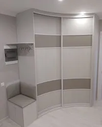 Белые угловые шкафы в прихожую фото