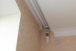 Niche on the ceiling in the kitchen photo