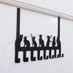 Hooks on the wall in the hallway photo