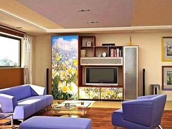 Flowers On The Cabinets In The Living Room Photo
