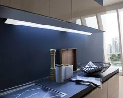 Tables with lighting for the kitchen photo