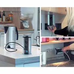 Mətbəx fotoşəkilində rozetkaları necə gizlətmək olar