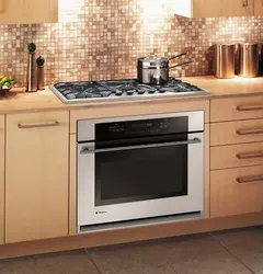 Духовой шкаф газовый фото на кухне