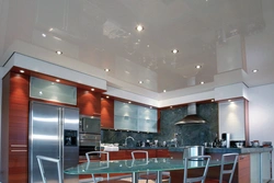 Photo of glass ceiling in the kitchen