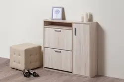Тумба в прихожую с ящиками фото