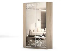 Corner wardrobe in the bedroom photo shatura