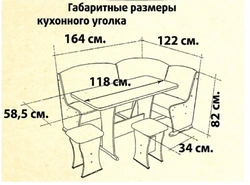 Mətbəx fotoşəkili üçün mətbəx küncünün ölçüləri