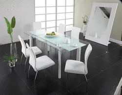 Kitchen table for white kitchen photo