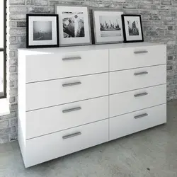 Chest Of Drawers For Bedroom White Gloss Photo