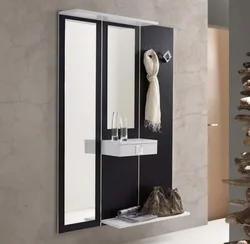 Mirror With Drawers In The Hallway Photo