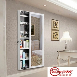 Mirror with drawers in the hallway photo