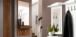 Mirror with drawers in the hallway photo