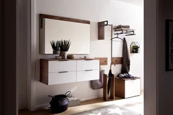 Mirror With Drawers In The Hallway Photo