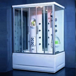 Shower cabins with bathtub rectangular photos