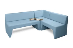 Corner narrow sofas for the kitchen photo