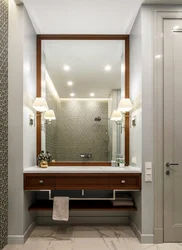 Bath design sinks and mirrors photo