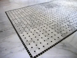Tile Rug In The Bathroom Photo
