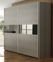 Gray bedroom wardrobe photo