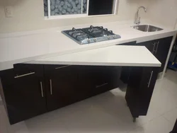 Tabletop with legs for kitchen photo