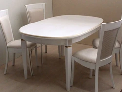 Kitchen table photo oval inexpensive