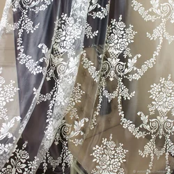 Tulle With Embroidery In The Living Room Photo