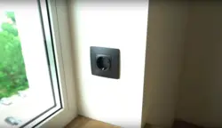 Sockets by the window in the kitchen photo