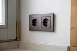 Sockets by the window in the kitchen photo