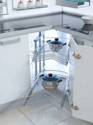 Carousel In The Corner Kitchen Cabinet Photo
