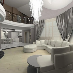 Houses with a large living room projects photos