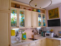 Ideas for photos on the kitchen facade