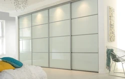 Light wardrobe in the living room photo