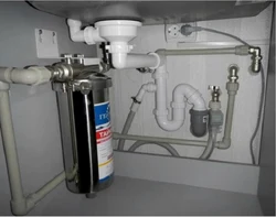 How to connect water in the kitchen photo