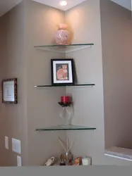 Glass Shelves For The Kitchen Photo