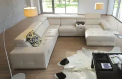 Photo of upholstered furniture with a sleeping place