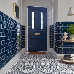 Blue Kitchen Floor Tiles Photo